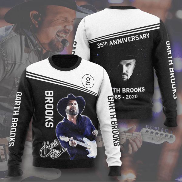 Garth Brooks 35th Anniversary 1985 2020 Signature 3d All Over Printed Hoodie Garth Brooks 35th Anniversary 1985 2020 Signature 3d All Over Printed Hoodie