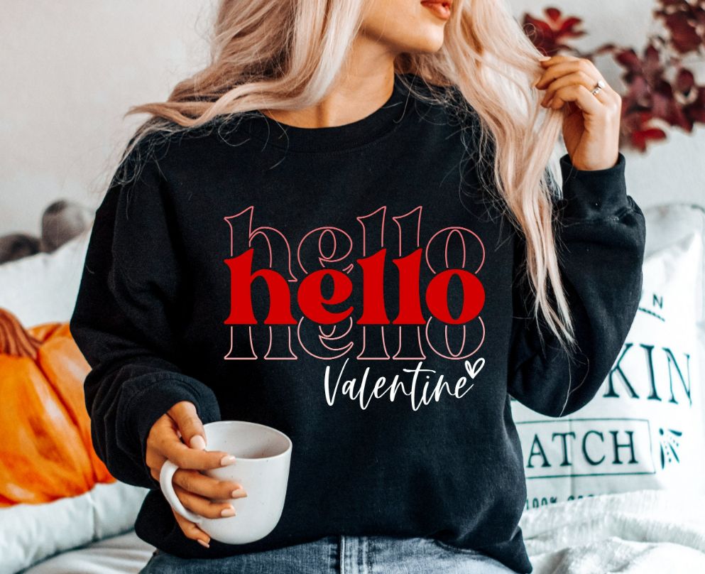 Hello Valentine Unisex Sweatshirt Hello Valentine Unisex Sweatshirt