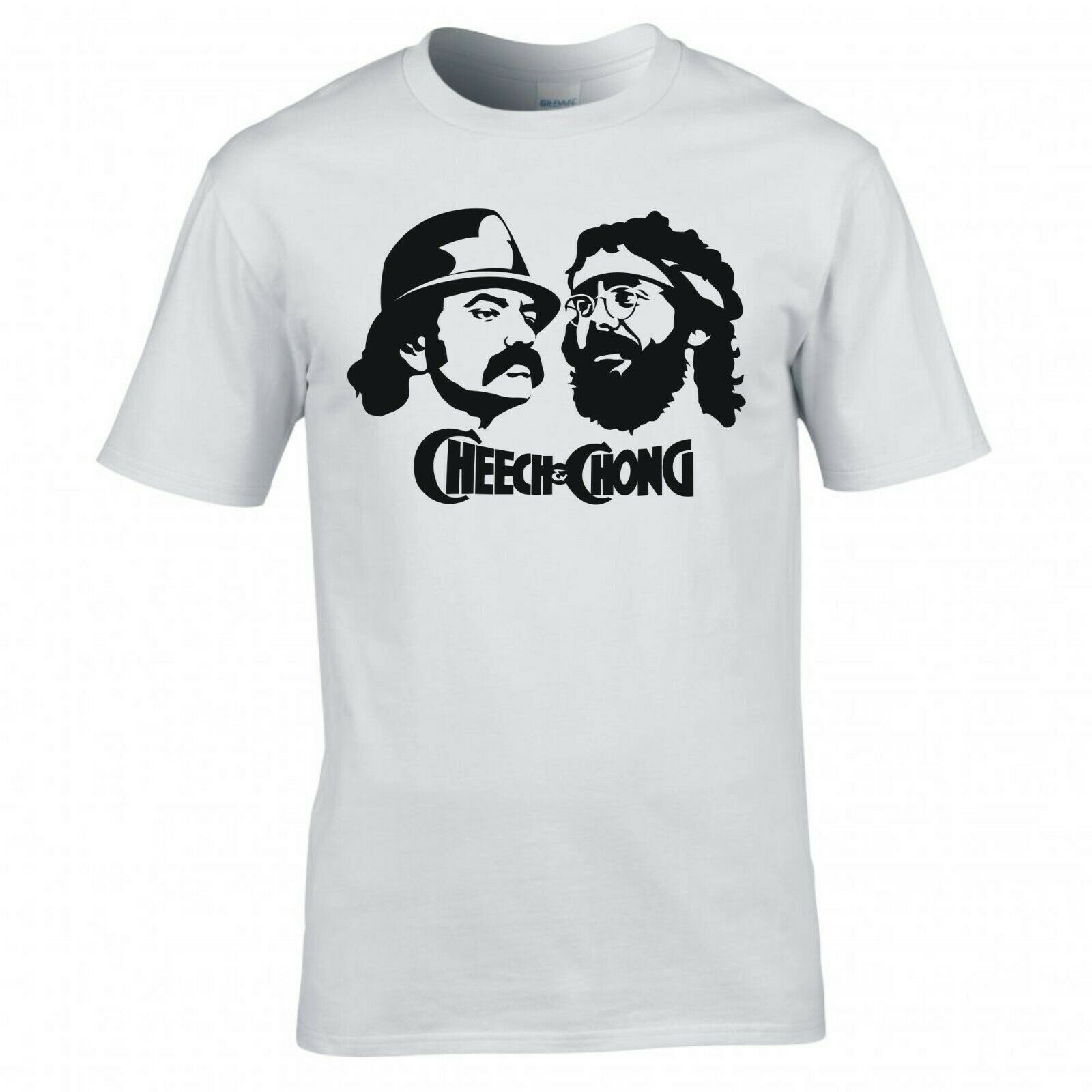 Inspiriert Von Cheech And Chong Gesichter T-Shirt Inspiriert Von Cheech And Chong Gesichter T-Shirt