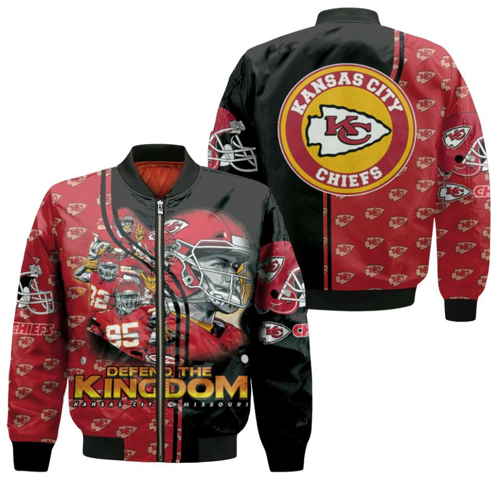 Kansas City Chiefs Defend The Kingdom Missouri State Super Bowl Champion Bomber Jacket Kansas City Chiefs Defend The Kingdom Missouri State Super Bowl Champion Bomber Jacket