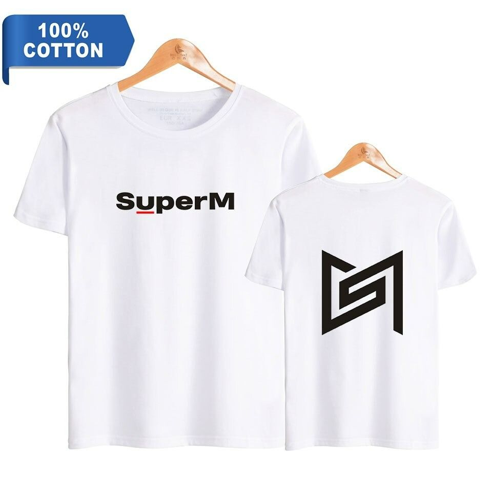 Kpop Super M White Fan Club 2d Unisex T-Shirt Kpop Super M White Fan Club 2d Unisex T-Shirt