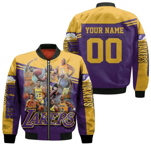 Legend Of Los Angeles Lakers Western Conference Nba Personalized Bomber Jacket