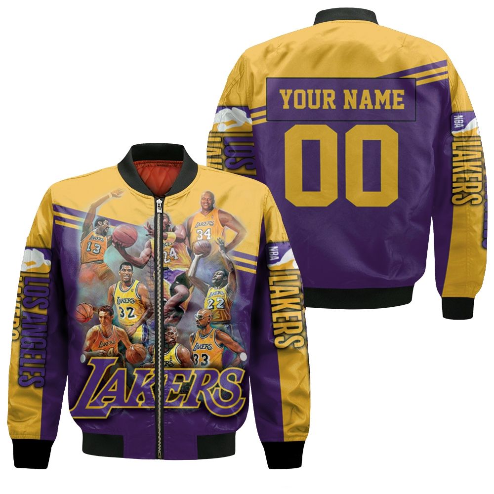 Legend Of Los Angeles Lakers Western Conference Nba Personalized Bomber Jacket Legend Of Los Angeles Lakers Western Conference Nba Personalized Bomber Jacket