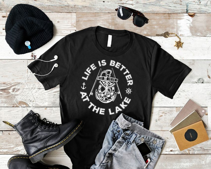 Life Is Better At Lake Unisex T-Shirt Life Is Better At Lake Unisex T-Shirt