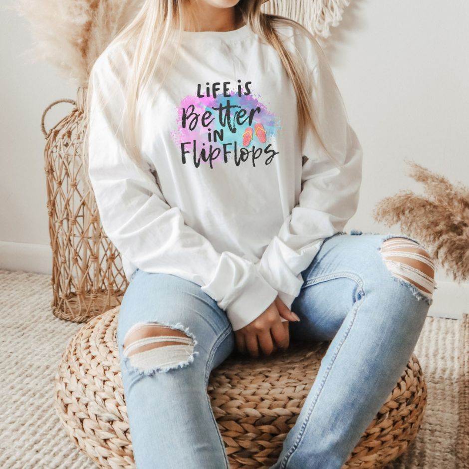 Life Is Better In Flip Flops T-Shirt Life Is Better In Flip Flops T-Shirt