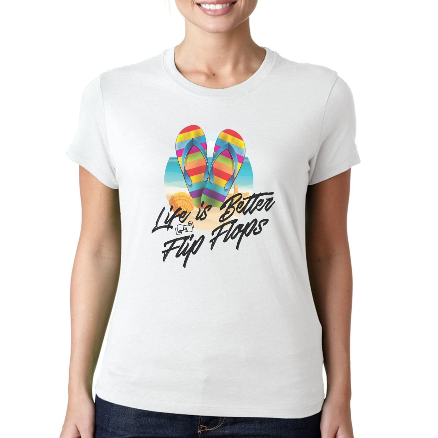 Life Is Better In Flip Flops Unisex T-Shirt Life Is Better In Flip Flops Unisex T-Shirt