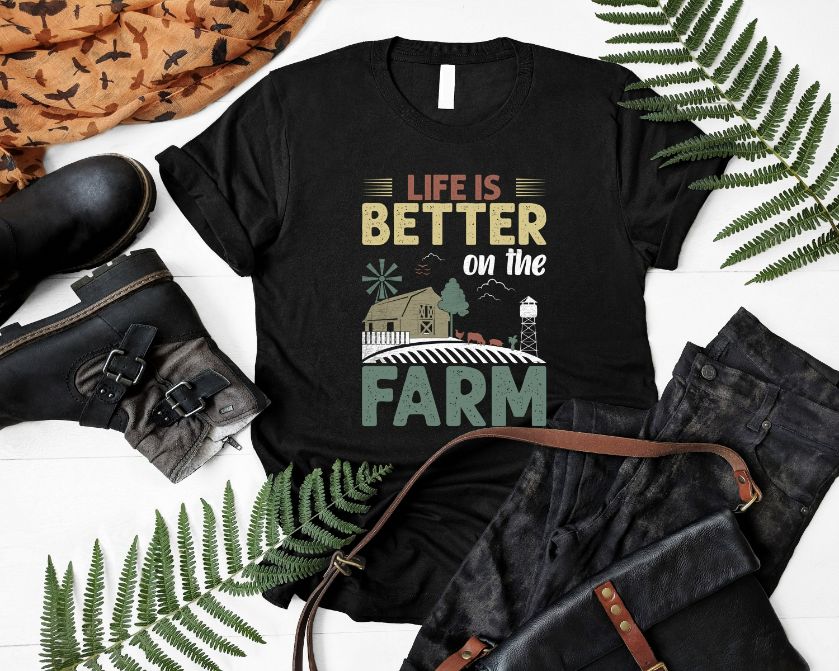 Life Is Better On The Farm Summer Camp Shirt Life Is Better On The Farm Summer Camp Shirt