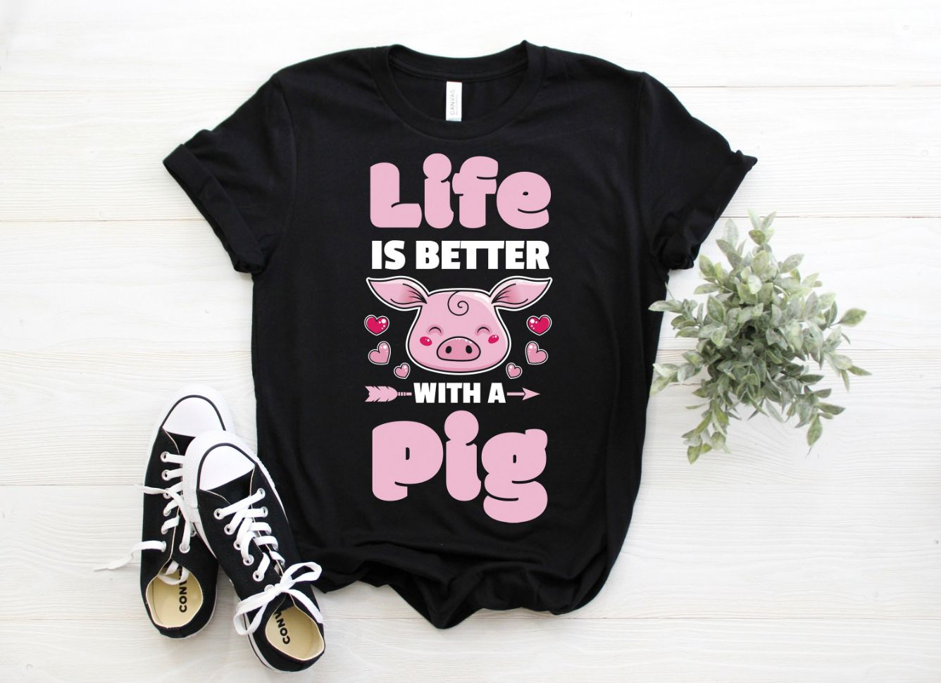Life Is Better With A Pig Farm Farming Animal Farmer Pigs Lover Gifts T-Shirt Life Is Better With A Pig Farm Farming Animal Farmer Pigs Lover Gifts T-Shirt