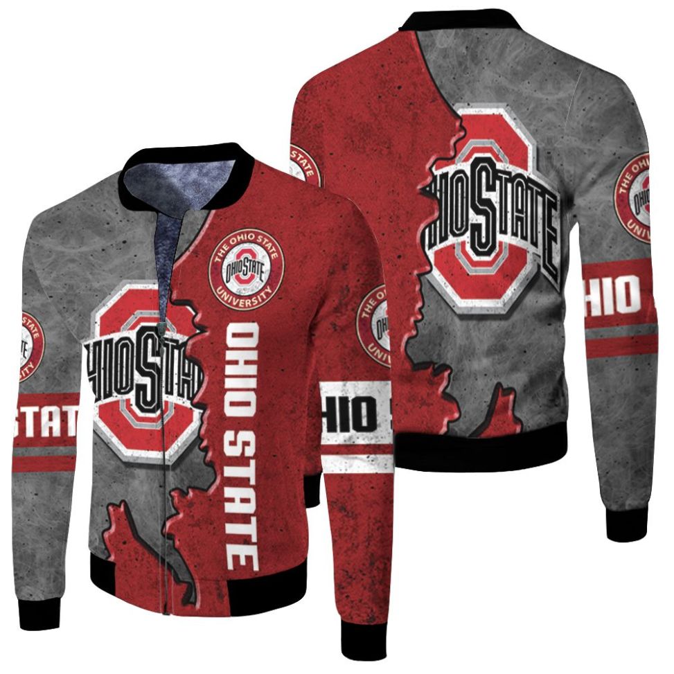 Ohio State Buckeyes Footballs 3d T Shirt Hoodie Jersey Fleece Bomber Jacket Ohio State Buckeyes Footballs 3d T Shirt Hoodie Jersey Fleece Bomber Jacket