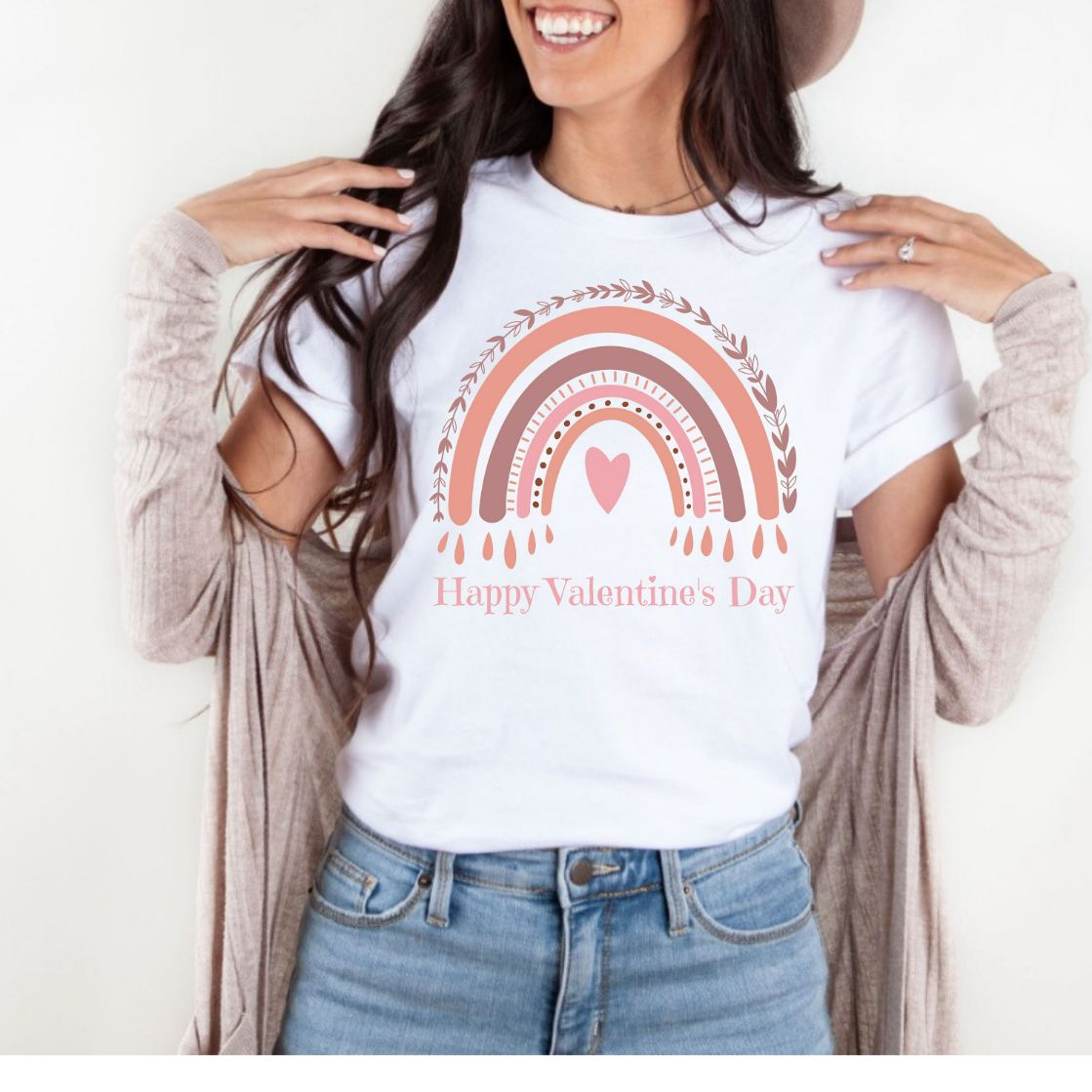 Rainbow Heart Matching Valentines Day Shirt Rainbow Heart Matching Valentines Day Shirt