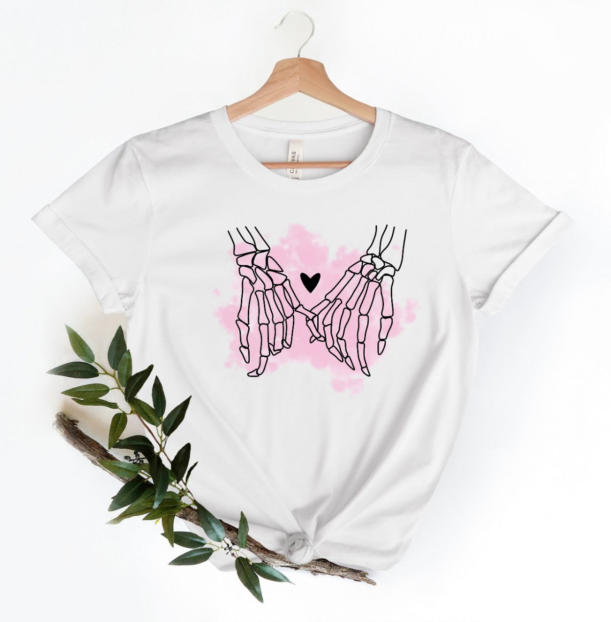 Skeleton Hand Valentine Unisex T-Shirt Skeleton Hand Valentine Unisex T-Shirt