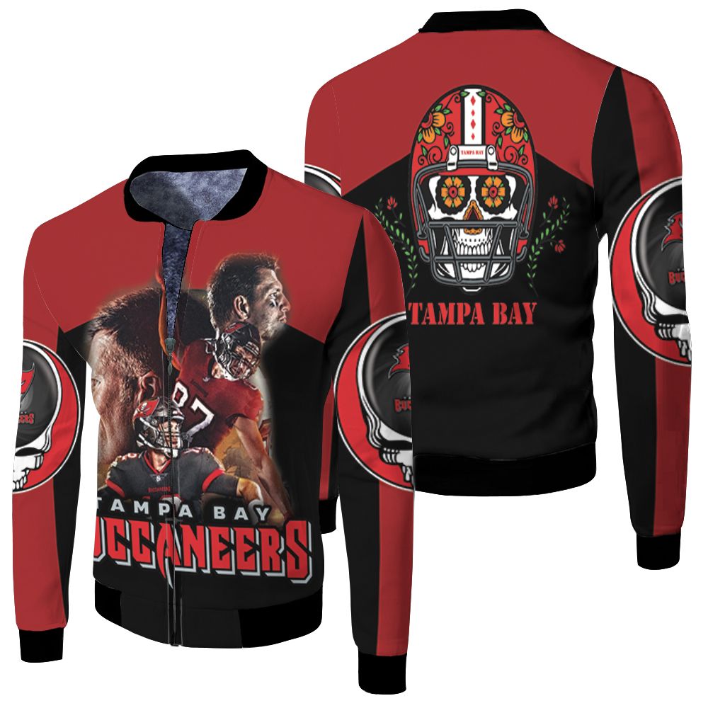 Tampa Bay Buccaneers Skull Nfc South Division Champions Super Bowl 2021 Fleece Bomber Jacket Tampa Bay Buccaneers Skull Nfc South Division Champions Super Bowl 2021 Fleece Bomber Jacket