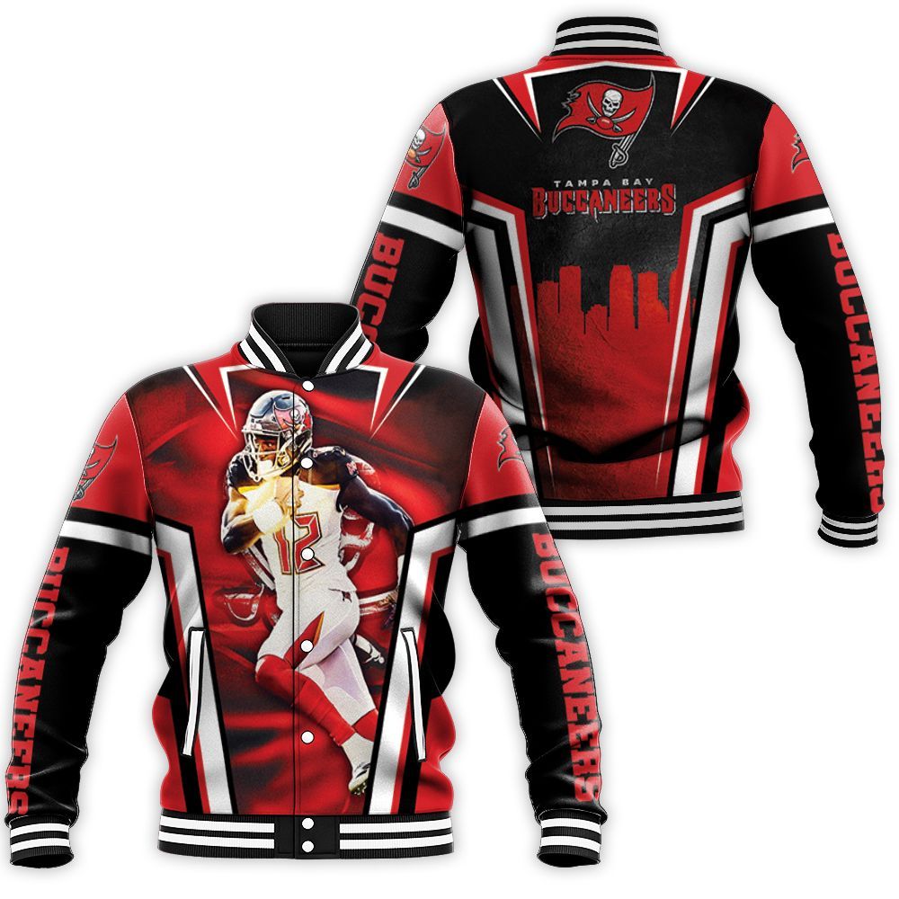 Tampa Bay Buccaneers Superbowl Champions 2021 Tom Brady Baseball Jacket Tampa Bay Buccaneers Superbowl Champions 2021 Tom Brady Baseball Jacket