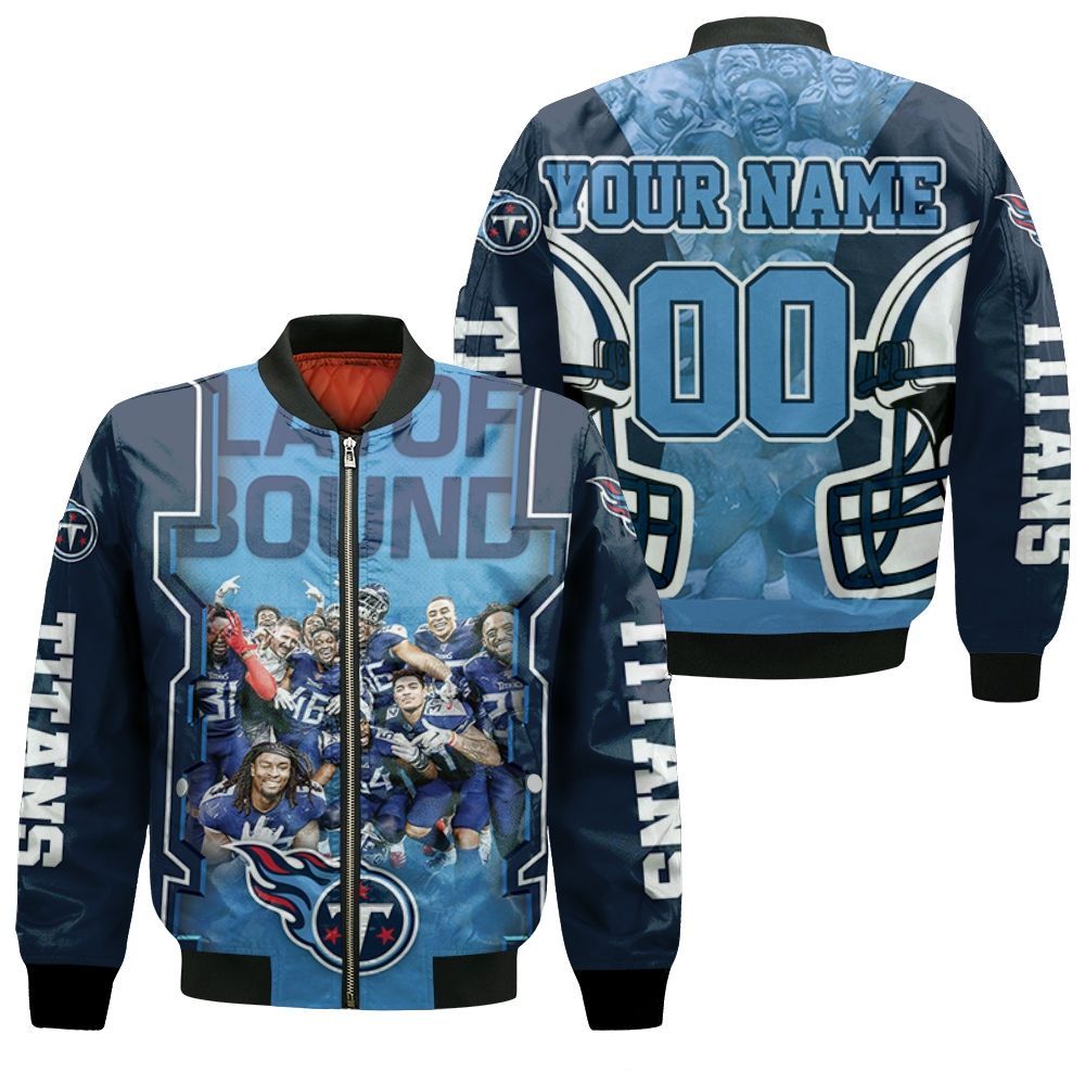 Tennessee Titans Afc South Champions Super Bowl 2021 Playoff Round Personalized Bomber Jacket Tennessee Titans Afc South Champions Super Bowl 2021 Playoff Round Personalized Bomber Jacket