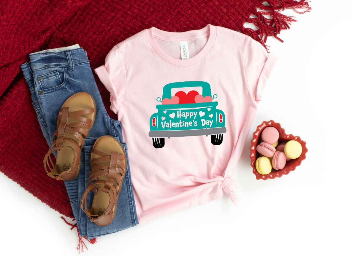 Truck Heart Valentines Day Shirt Truck Heart Valentines Day Shirt