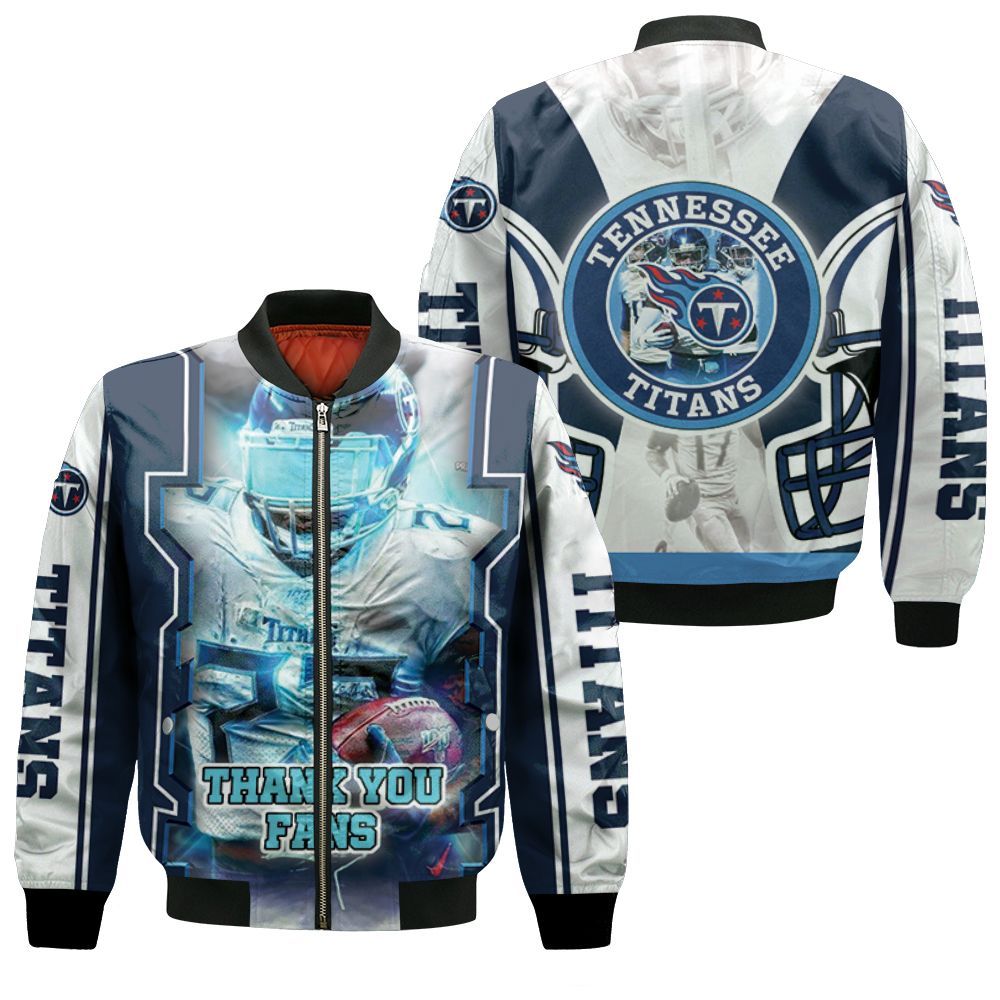 Tye Smith #23 Tennessee Titans Super Bowl 2021 Thank You Fan Bomber Jacket Tye Smith #23 Tennessee Titans Super Bowl 2021 Thank You Fan Bomber Jacket