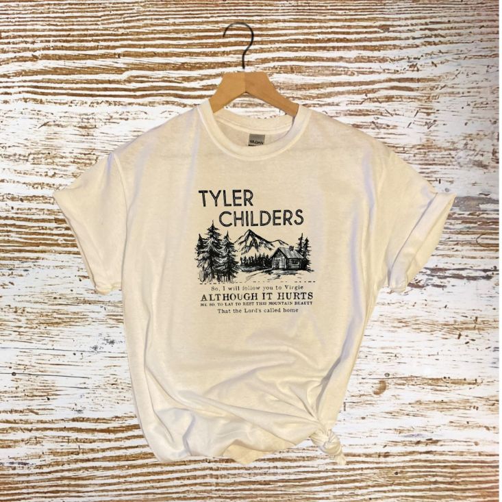 Tyler Childers Although It Hurts T-Shirt Tyler Childers Although It Hurts T-Shirt
