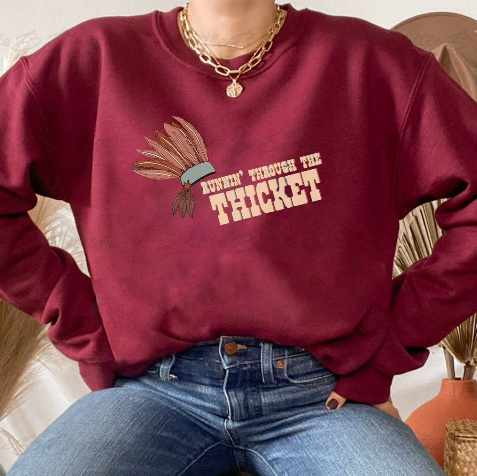 Tyler Childers Feathered Indians Sweatshirt Tyler Childers Feathered Indians Sweatshirt