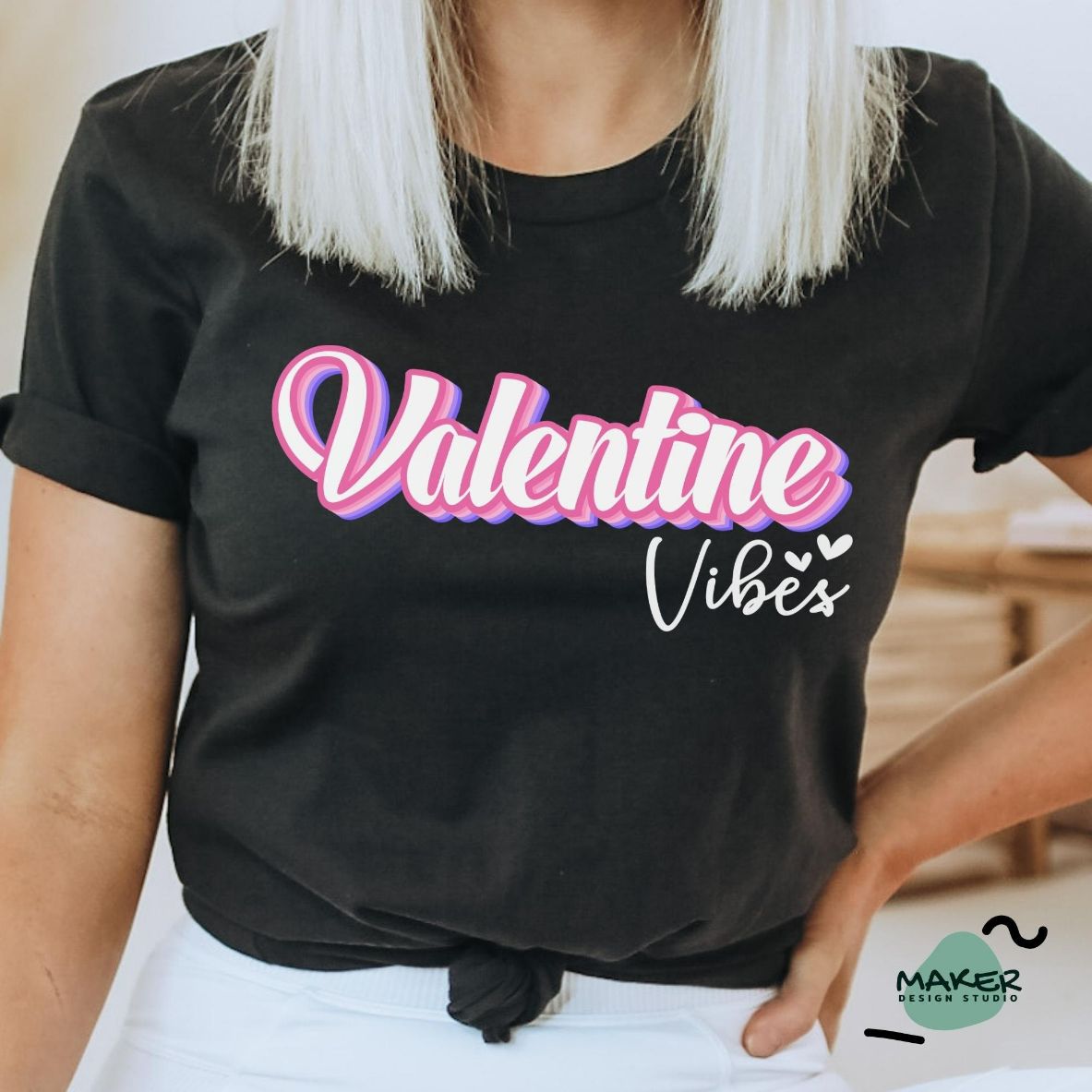 Valentine Vibes Svg Unisex T-Shirt Valentine Vibes Svg Unisex T-Shirt