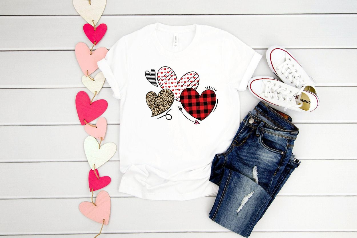 Valentines Day Buffalo Plaid Hearts Shirt Valentines Day Buffalo Plaid Hearts Shirt