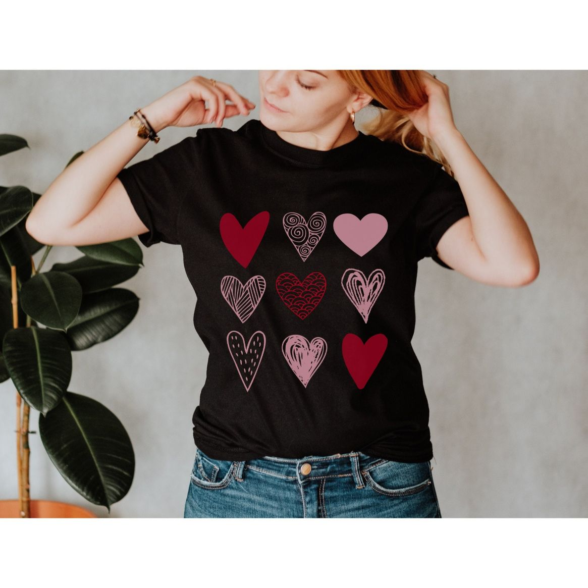 Valentines Day Heart Cute Unisex T-Shirt Valentines Day Heart Cute Unisex T-Shirt