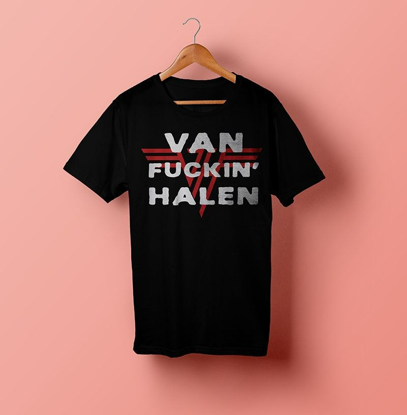 Van Fuckin Halen Logo Tee Shirt Van Fuckin Halen Logo Tee Shirt