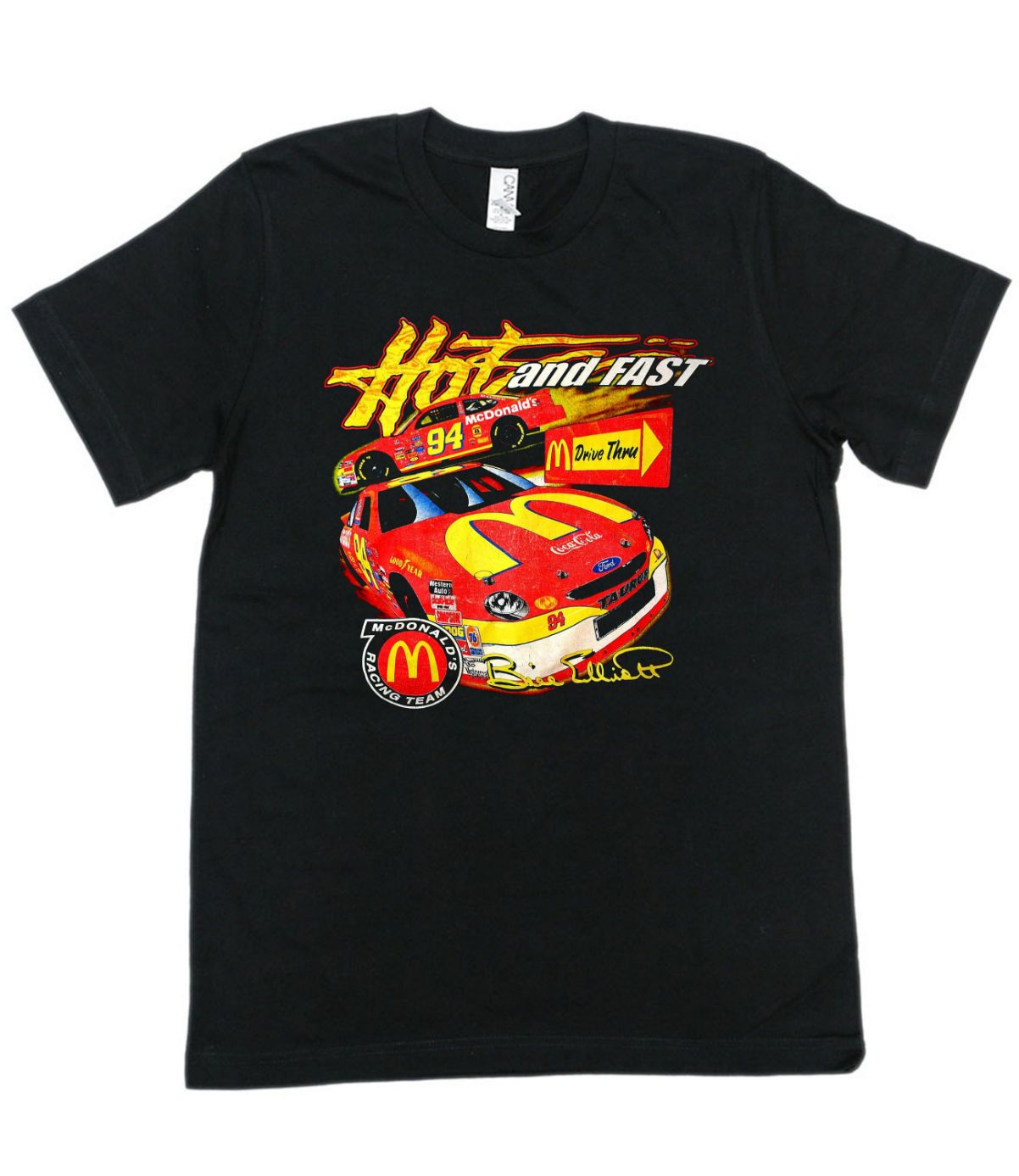 1990s McDonalds Nascar T-Shirt 1990s McDonalds Nascar T-Shirt