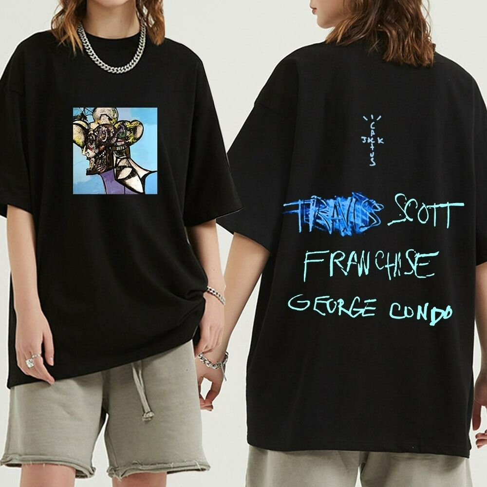2022 New Cactus Jack Letter Print T-Shirt 2022 New Cactus Jack Letter Print T-Shirt