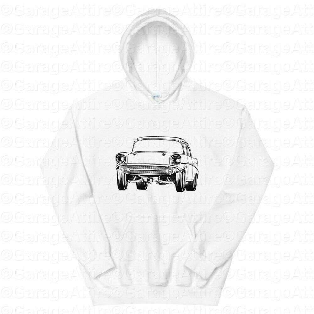 57 Chevy Gasser Custom Race Car Unisex Hoodie 57 Chevy Gasser Custom Race Car Unisex Hoodie