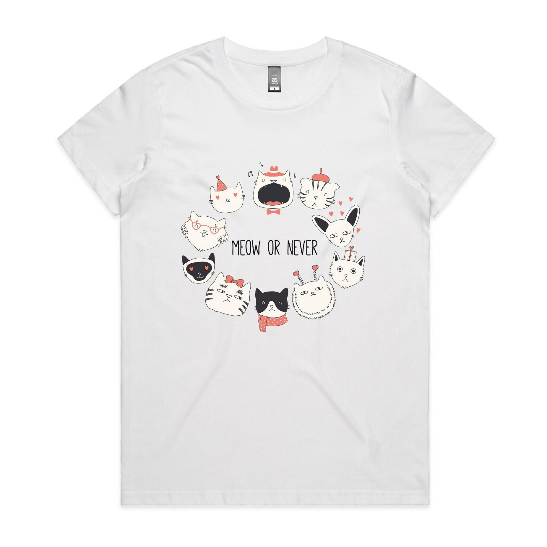 Cat Meow Or Never T-Shirt Cat Meow Or Never T-Shirt