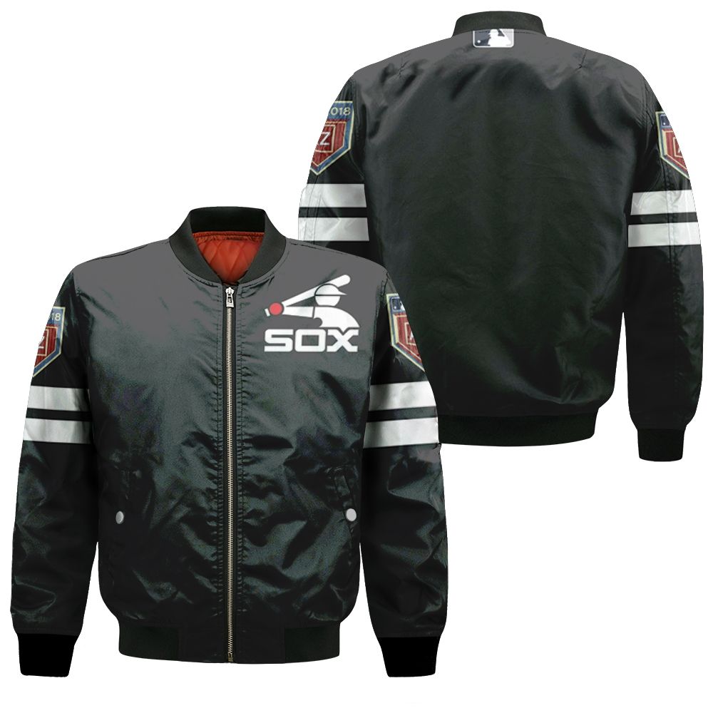 Chicago White Sox Spring Training Team Black 2019 Jersey Inspired Style Bomber Jacket Chicago White Sox Spring Training Team Black 2019 Jersey Inspired Style Bomber Jacket