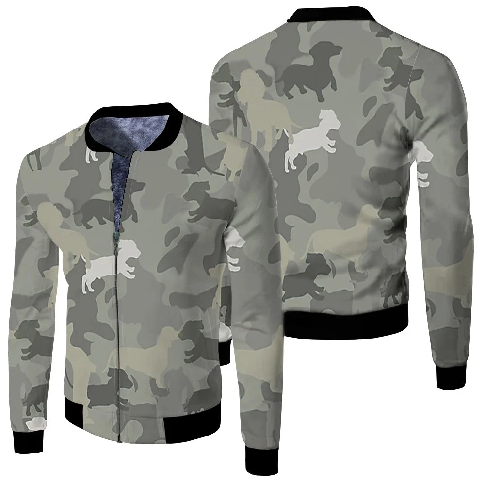 Dachshund Pattern Camouflage Style For Dog Lover 3d Sweater 3d Printed Hoodie Jersey Fleece Bomber Jacket Dachshund Pattern Camouflage Style For Dog Lover 3d Sweater 3d Printed Hoodie Jersey Fleece Bomber Jacket