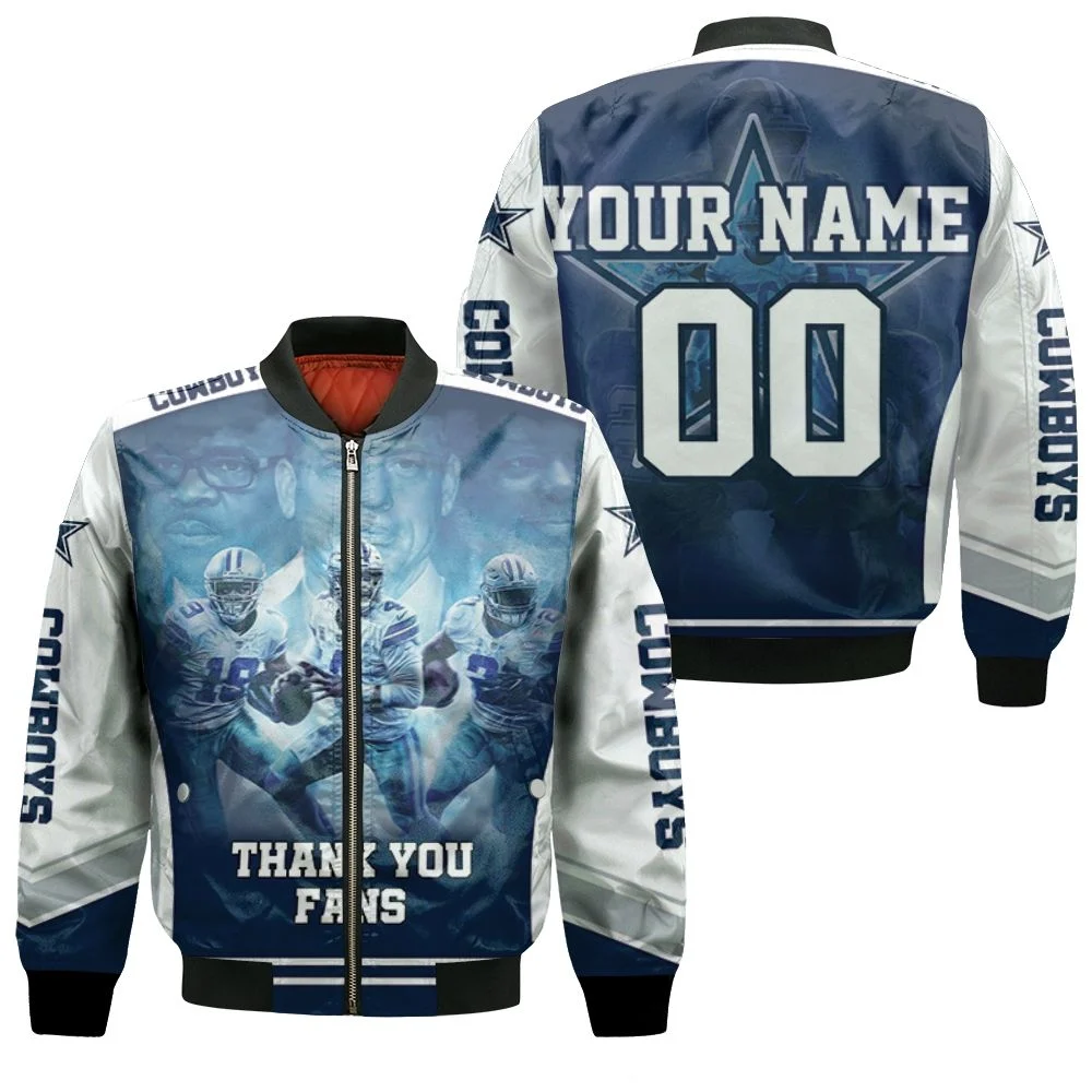 Dallas Cowboy Super Bowl 2021 Nfc East Division Champions Thank You Fans Personalized Bomber Jacket Dallas Cowboy Super Bowl 2021 Nfc East Division Champions Thank You Fans Personalized Bomber Jacket