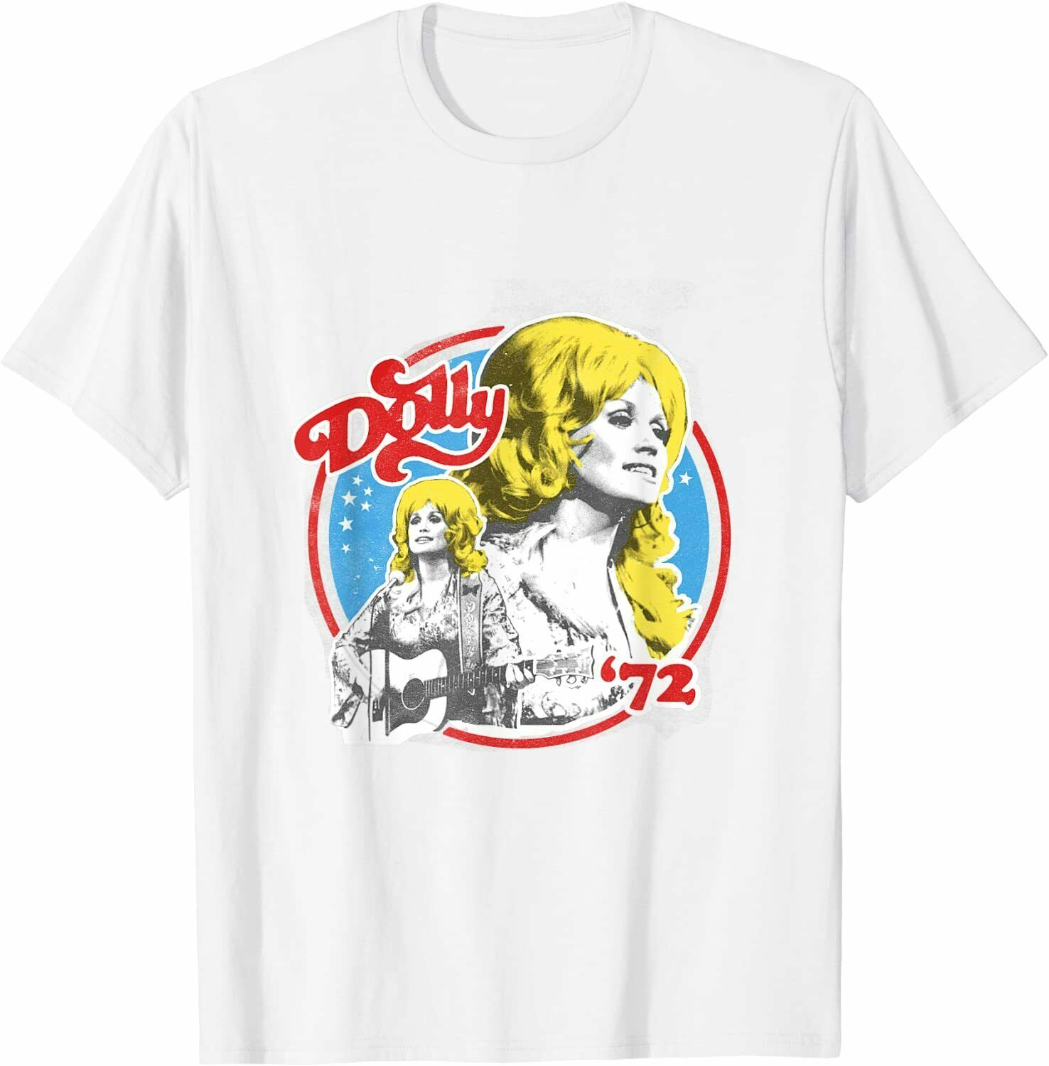 Dolly Parton Dissolved Vintage White T-Shirt Dolly Parton Dissolved Vintage White T-Shirt