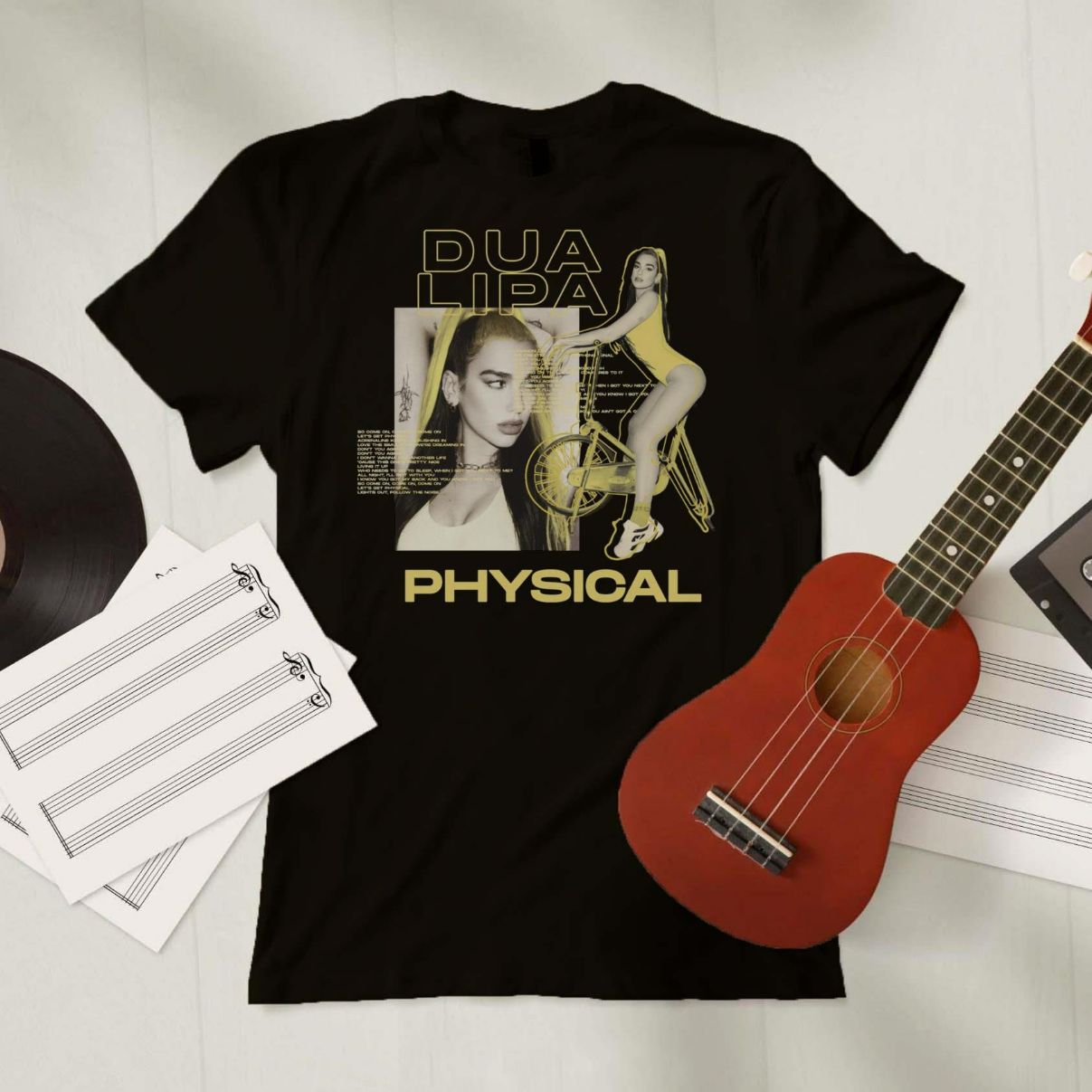 Dua PhysicalLipa Nostalgia Classic T-Shirt Dua PhysicalLipa Nostalgia Classic T-Shirt