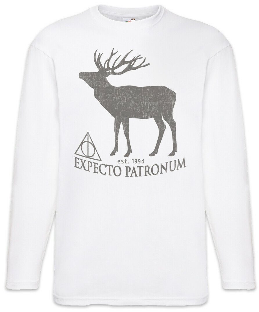 Expecto Patronum Herren Langarm T-Shirt Expecto Patronum Herren Langarm T-Shirt
