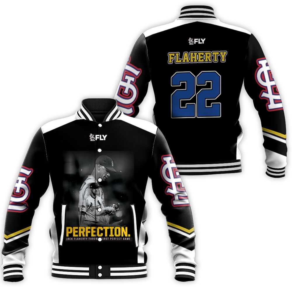 Flaherty 22 Of The St Louis Cardinals Baseball Jacket Flaherty 22 Of The St Louis Cardinals Baseball Jacket