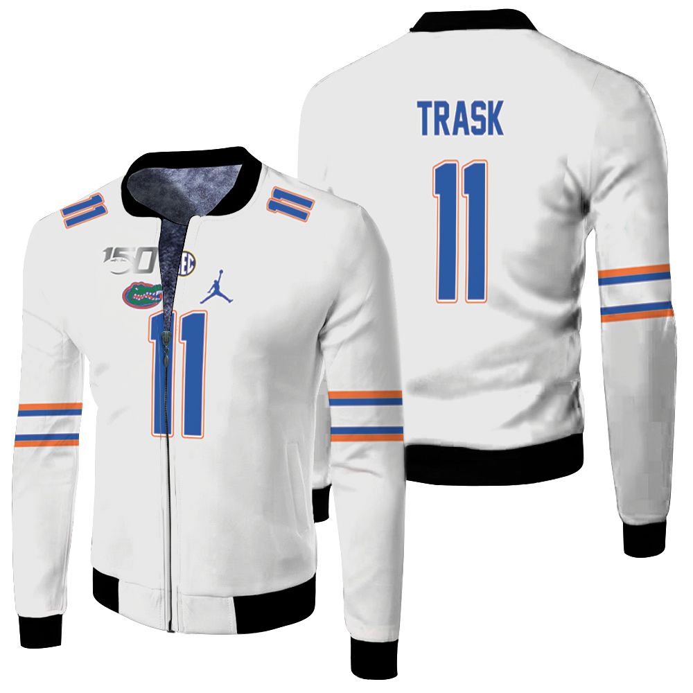 Florida Gators Logo Sec Championship 3d Jersey Fleece Bomber Jacket Florida Gators Logo Sec Championship 3d Jersey Fleece Bomber Jacket