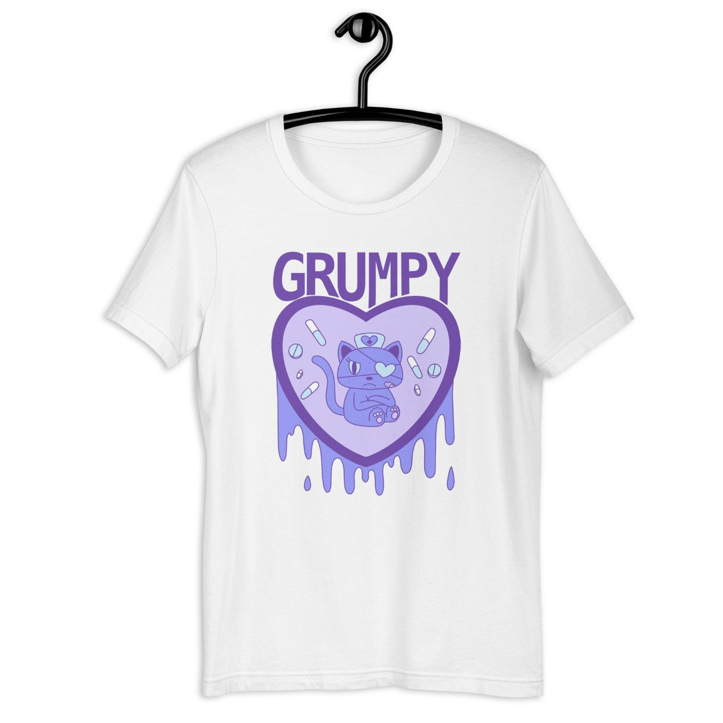 Grumpy Menhera Kei Kawaii Cat Unisex T-Shirt Grumpy Menhera Kei Kawaii Cat Unisex T-Shirt
