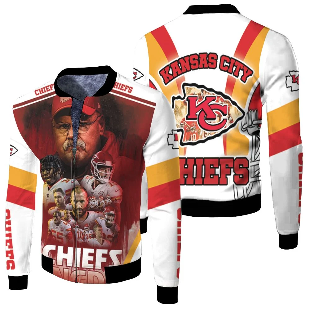 Kansas City Chefs Logo Afc West Division Champions Super Bowl 2021 Fleece Bomber Jacket Kansas City Chefs Logo Afc West Division Champions Super Bowl 2021 Fleece Bomber Jacket