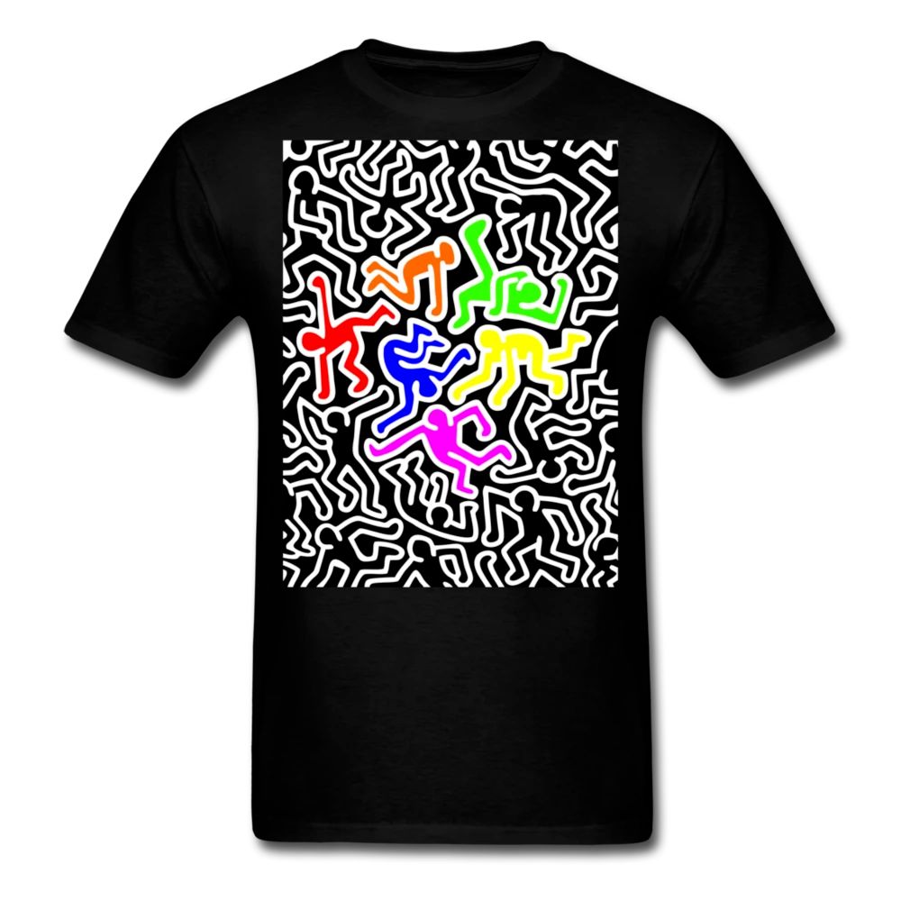 Keith Haring Graphic Street Art Tee Shirt Keith Haring Graphic Street Art Tee Shirt