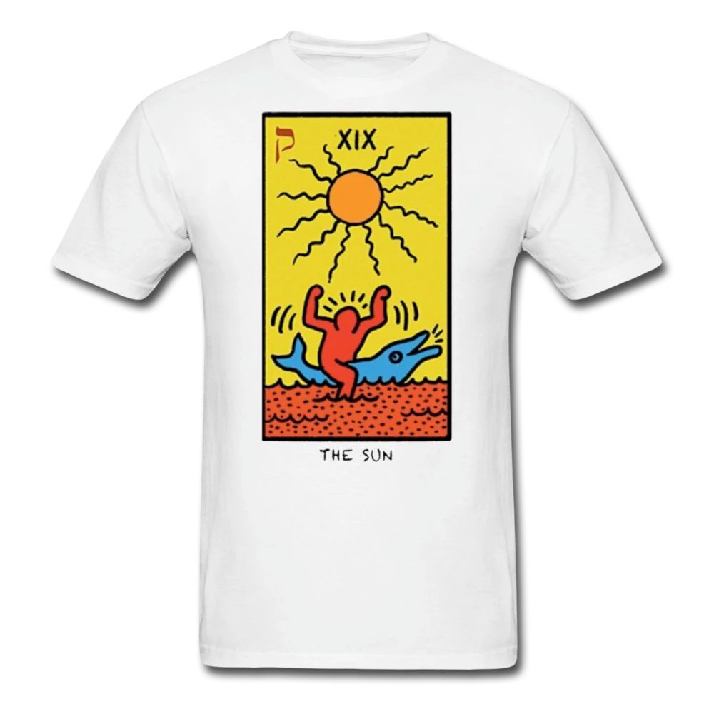 Keith Haring Graphic Street Art The Sun T-Shirt Keith Haring Graphic Street Art The Sun T-Shirt