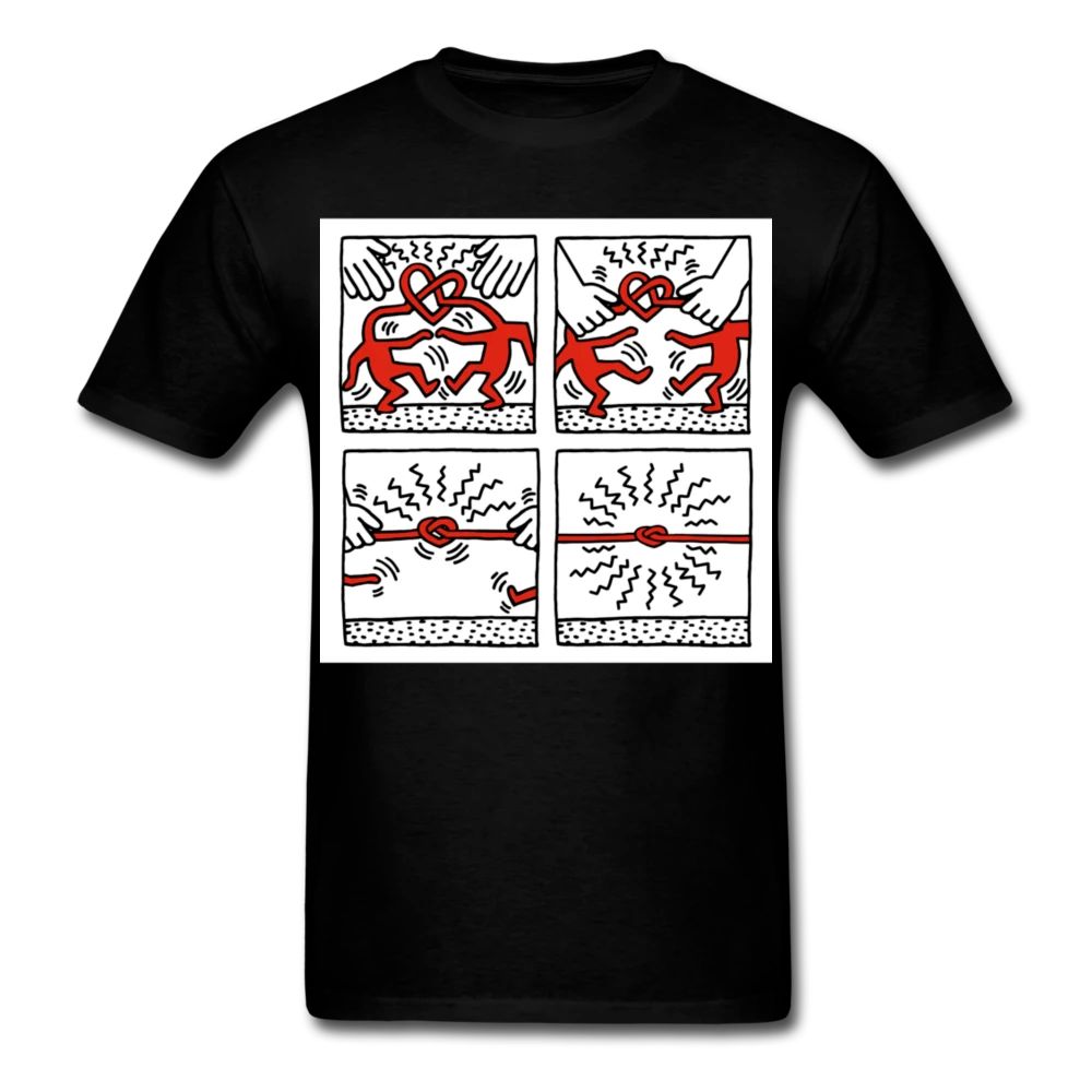 Keith Haring Graphic Street Art T-shirt Size S-6xl3705 Keith Haring Graphic Street Art T-shirt Size S-6xl3705