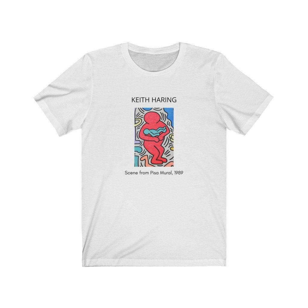 Keith Haring Scene From Pisa Mural T-Shirt Keith Haring Scene From Pisa Mural T-Shirt