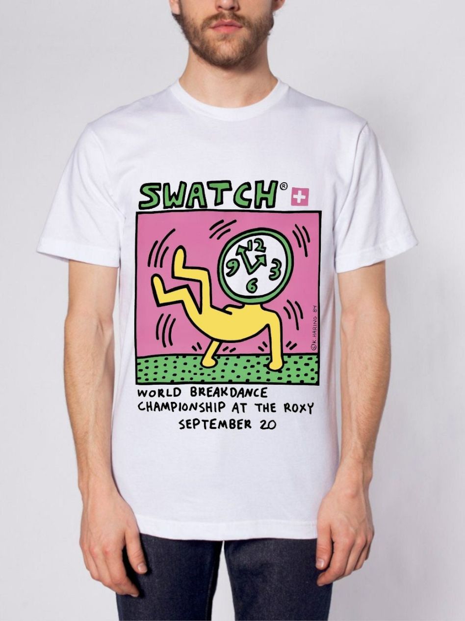 Keith Haring Swatch World Art T-Shirt Keith Haring Swatch World Art T-Shirt