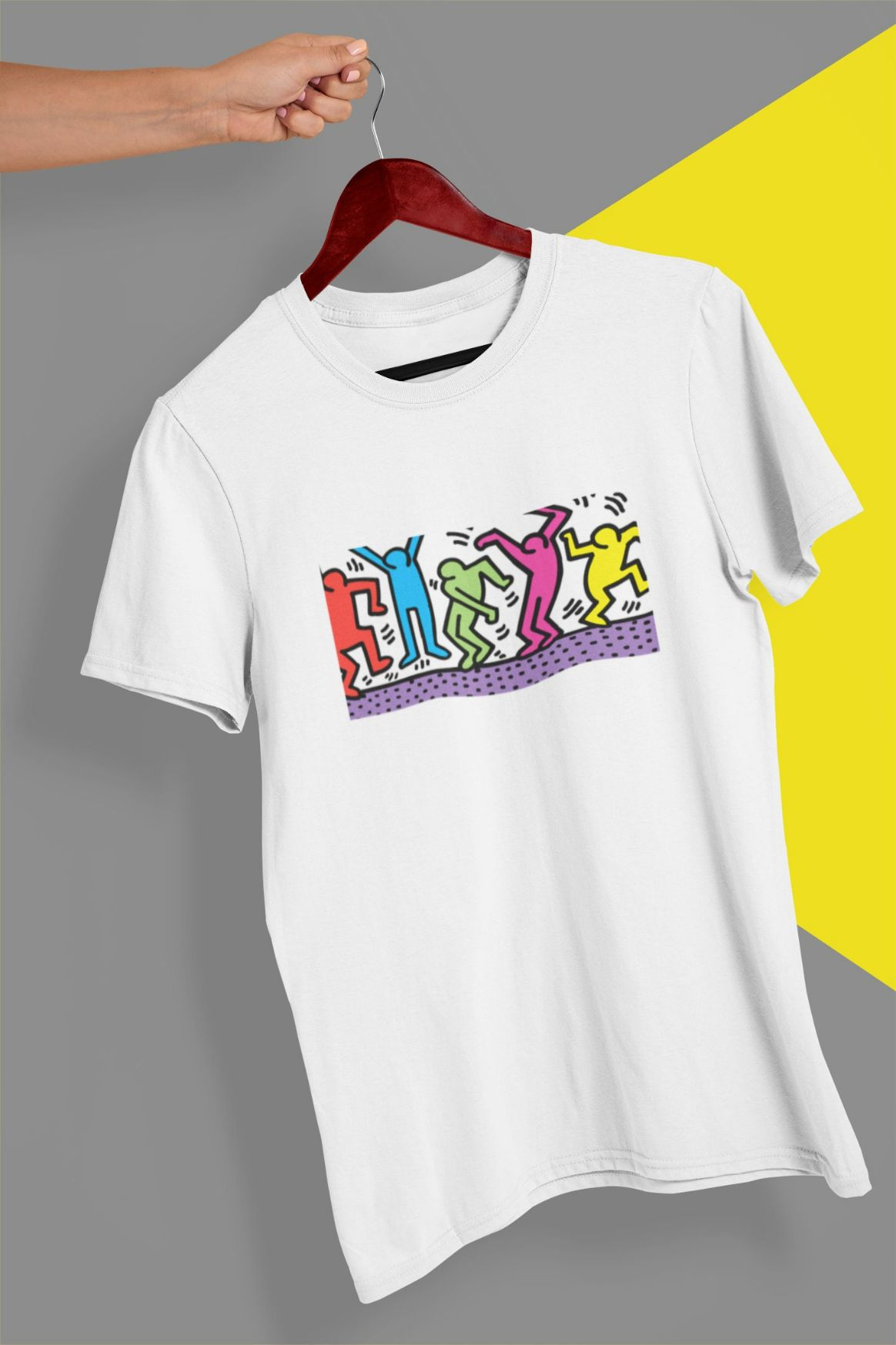 Keith Haring Tag Untitled Dance Unisex T-Shirt Keith Haring Tag Untitled Dance Unisex T-Shirt