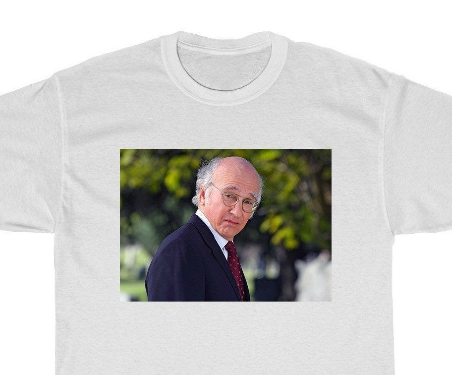 LARRY DAVID Curb Stare down Short Sleeve T-Shirt LARRY DAVID Curb Stare down Short Sleeve T-Shirt