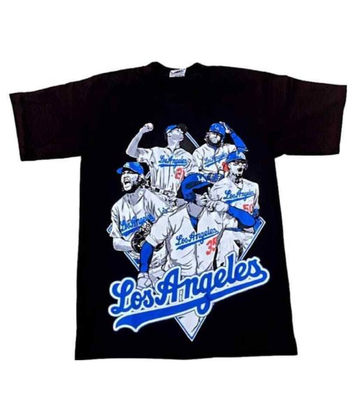 Los Angeles Dodgers Squad Black Shirt