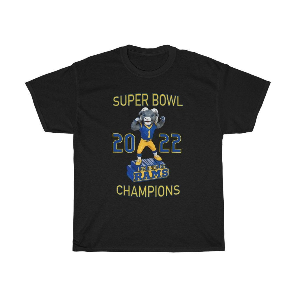 Los Angeles Ram Super Bowl LVI Champions Tee Shirt Los Angeles Ram Super Bowl LVI Champions Tee Shirt