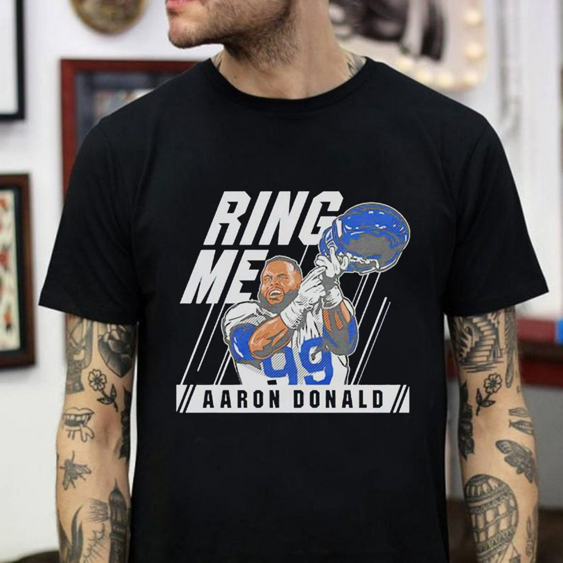 Los Angeles Rams Aaron Donald Ring Me Shirt Los Angeles Rams Aaron Donald Ring Me Shirt